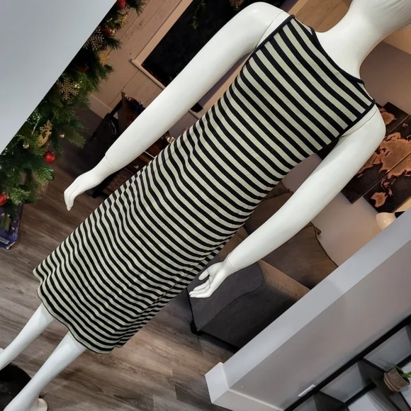 GU - Dresses Women Striped Basics Vintage All-match Ladies - Picture 3 of 8